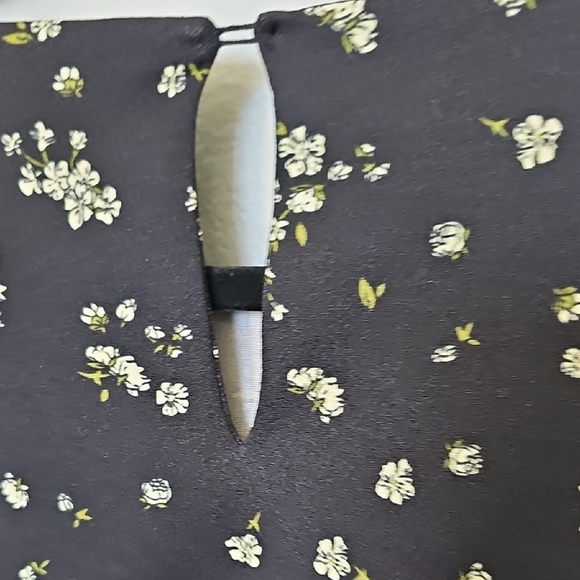 Melloday XL Romantic Micro Floral Puff Sleeve Blouse XL - Picture 5 of 6